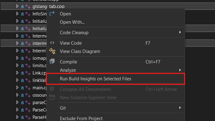 Visual Studio Build Insights 17.12的新增功能-CSDN社区